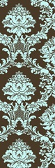 Vivid Damask in Blue I