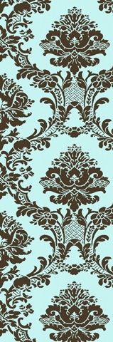Vivid Damask in Blue II