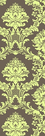 Vivid Damask in Green I