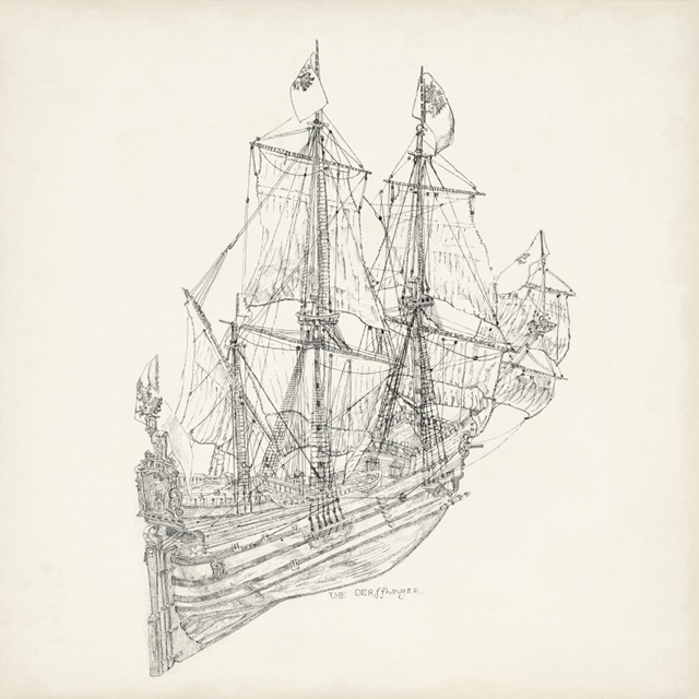 Antique Ship Sketch III