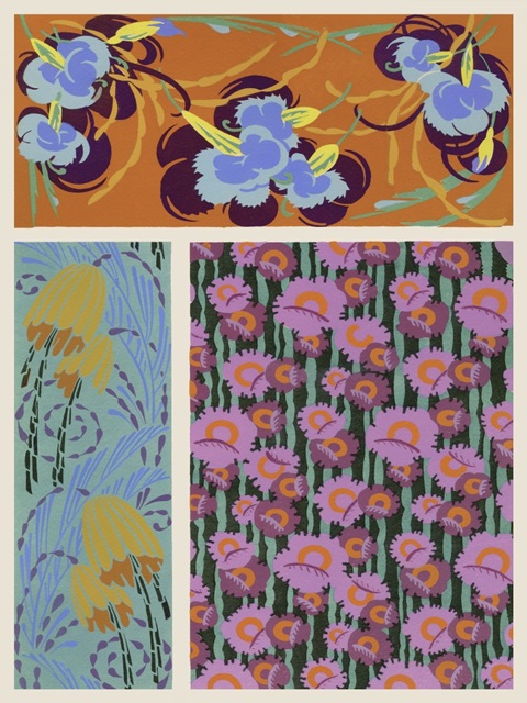 Art Deco Florals VII
