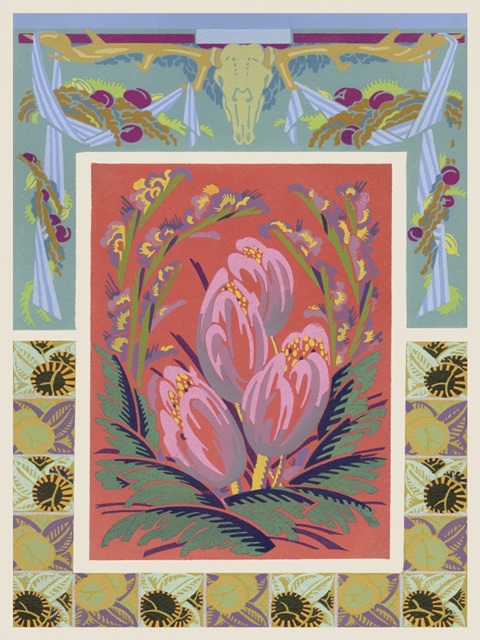 Art Deco Florals VIII