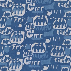 Blue Batik I