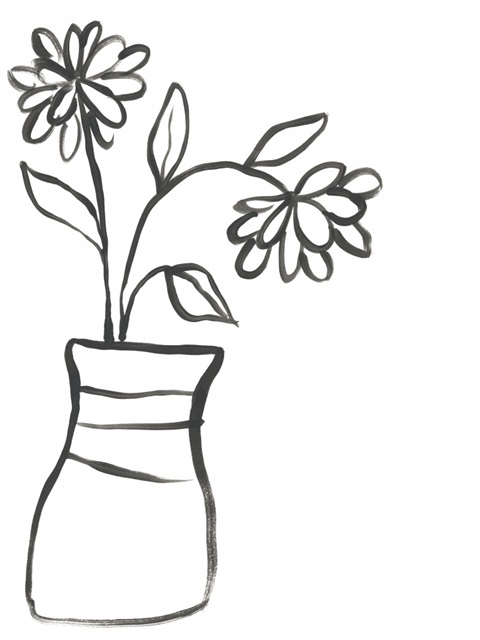 Budding Vase I