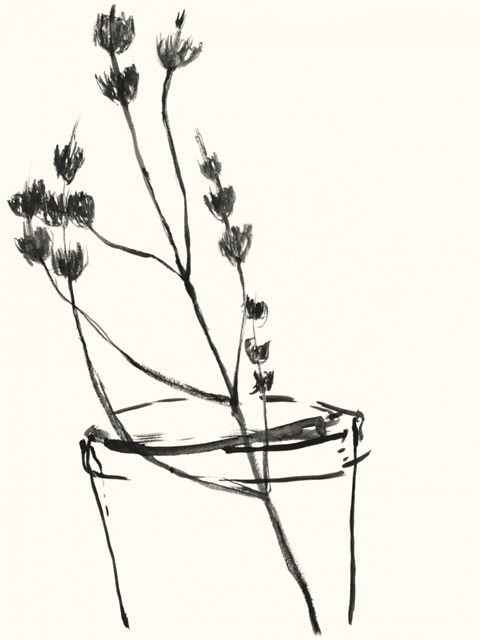 Naive Flower Sketch IV