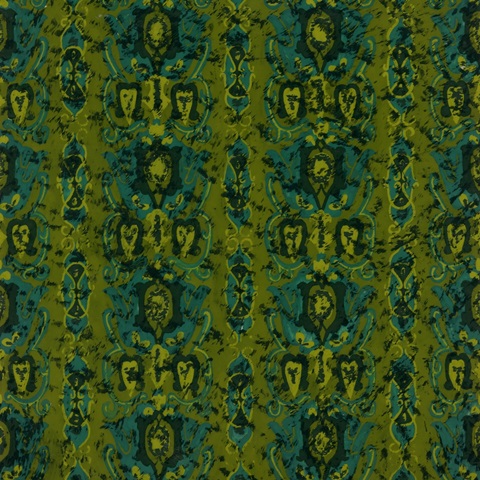 Teal Batik II