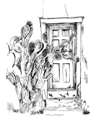 Cactus Door V