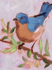 Painted Songbird I