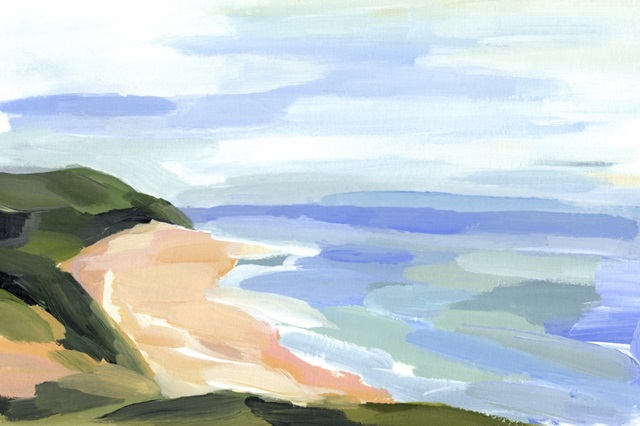 Pastel Coastline II