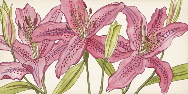 Pink Lilies I