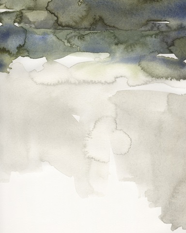 Watercolor Abstract Horizon III
