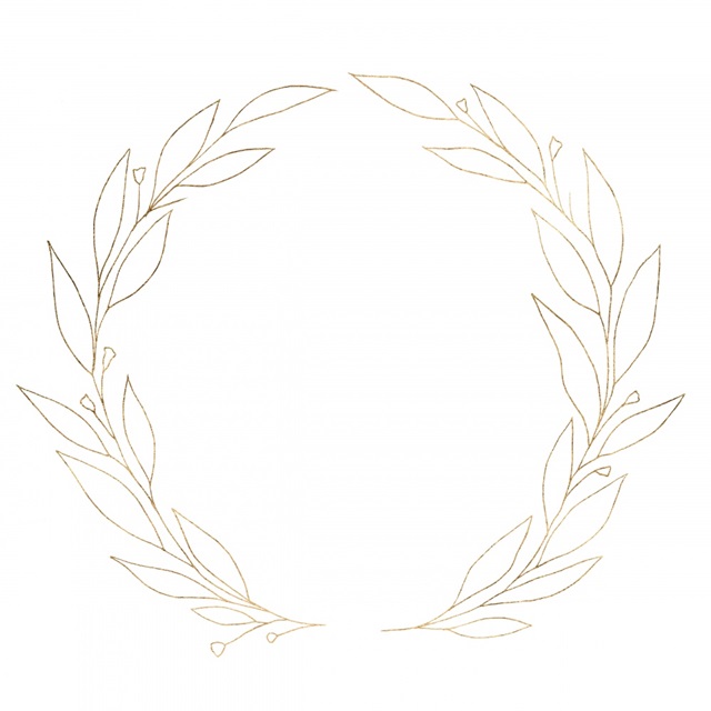 Wreath in Gold I