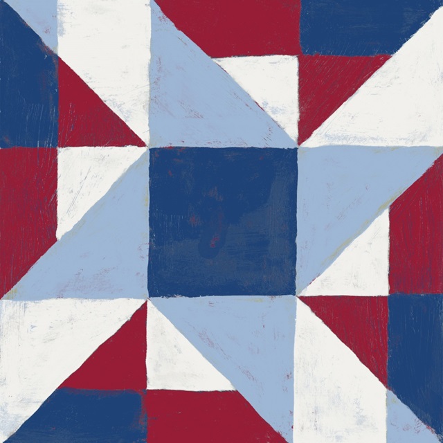 Americana Patchwork Tile I