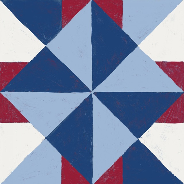 Americana Patchwork Tile IV