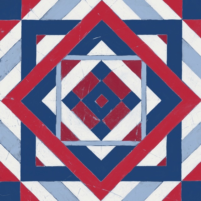 Americana Quilt Motif IV