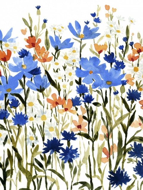 Bright Wildflower Medley I