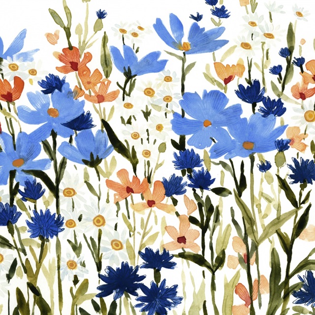 Bright Wildflower Medley III