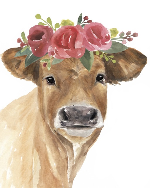 Flowered Cow I