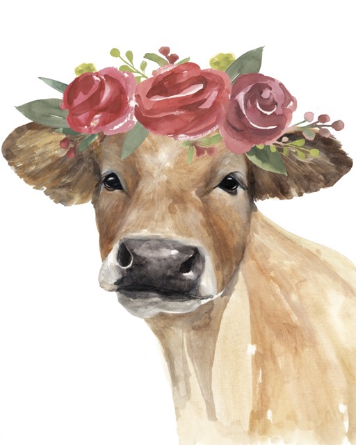 Flowered Cow II