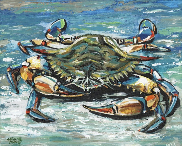 Blue Palette Crab I