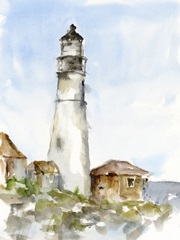 Plein Air Lighthouse Study I