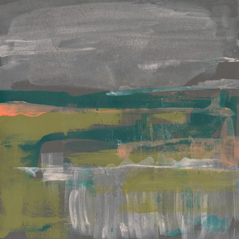 Emerald & Coral Glimpse I