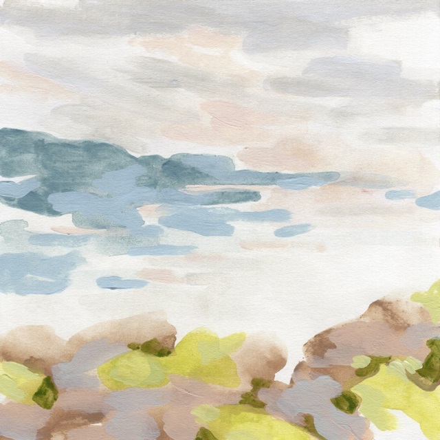 Pastel Shoreline I