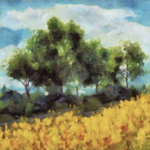 Mellow Yellow Landscape II