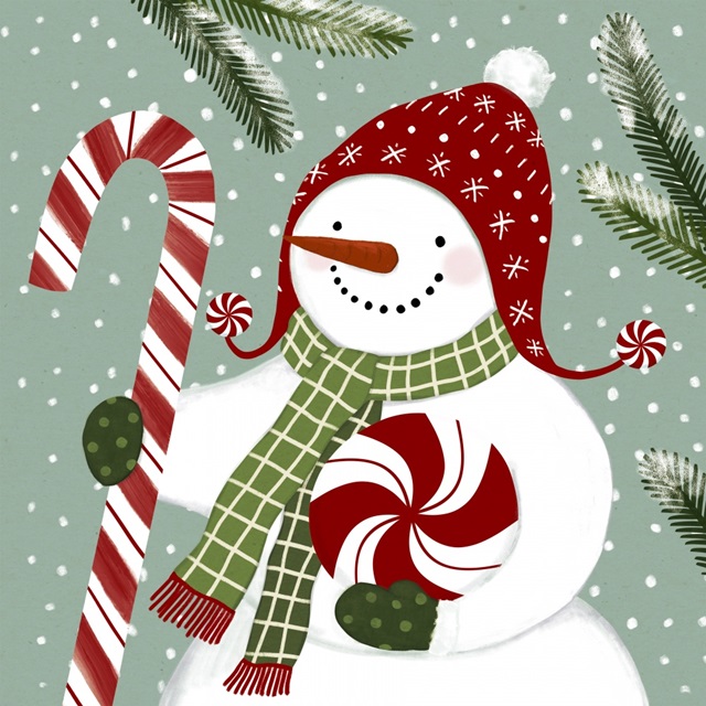 Peppermint Snowman II