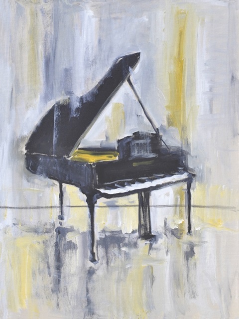 Piano in Gold II