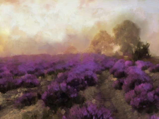 Purple Countryside I