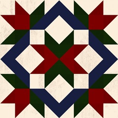 Christmas Barn Quilt I