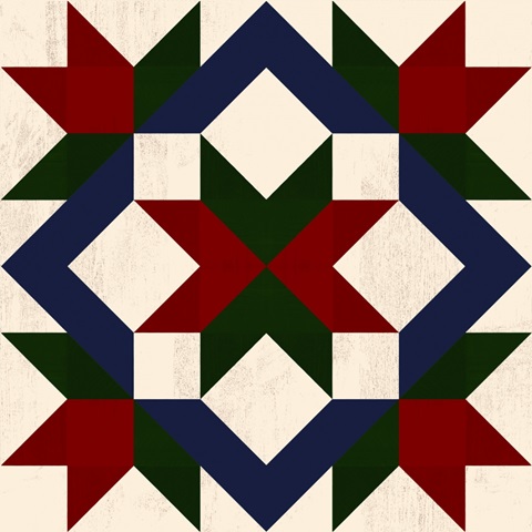 Christmas Barn Quilt I