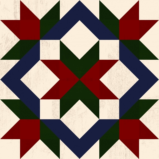 Christmas Barn Quilt I