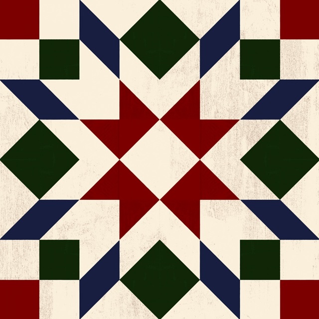 Christmas Barn Quilt II