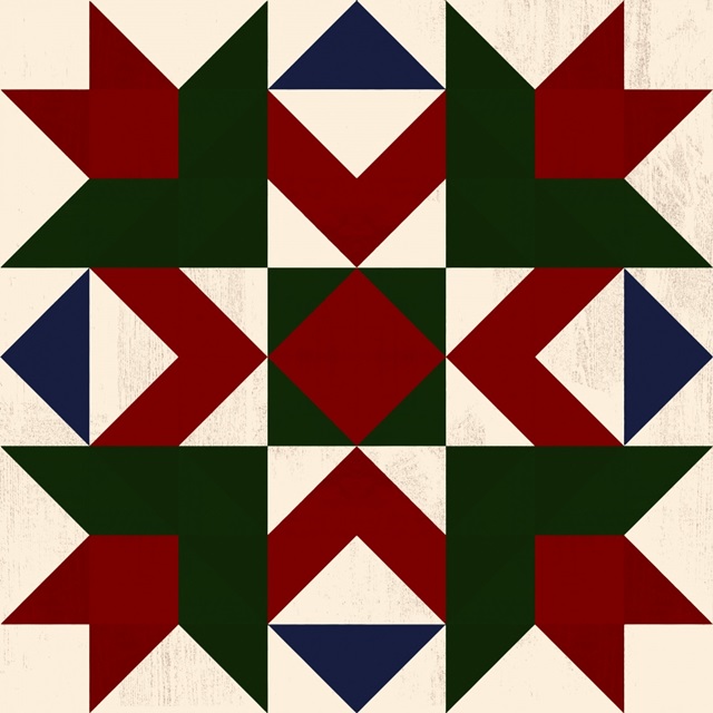 Christmas Barn Quilt III