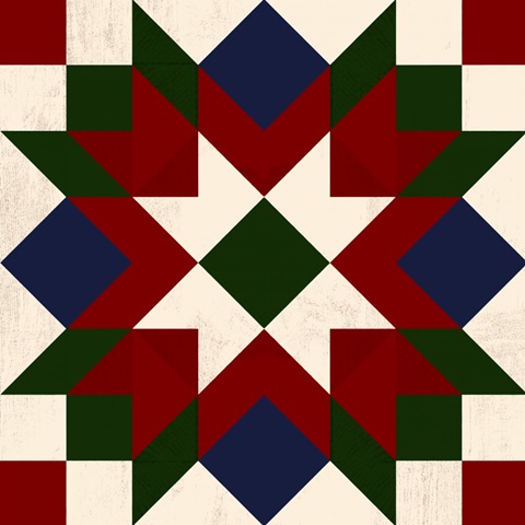 Christmas Barn Quilt IV
