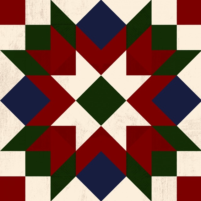 Christmas Barn Quilt IV