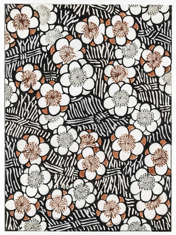 Vintage Woodblock Screen I