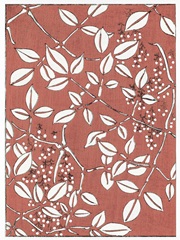 Vintage Woodblock Screen II