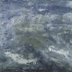 Encaustic Tile in Blue III