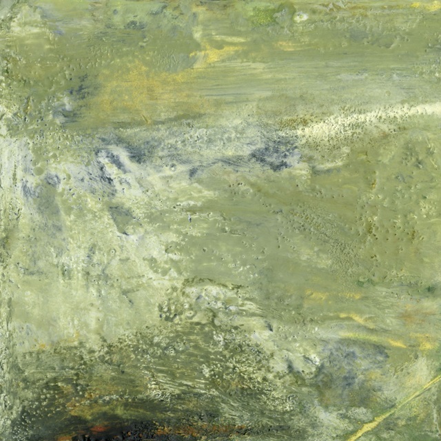 Encaustic Tile in Green VII