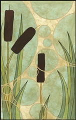 Tranquil Cattails I