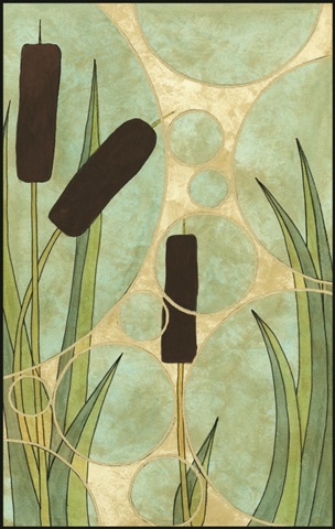 Tranquil Cattails I
