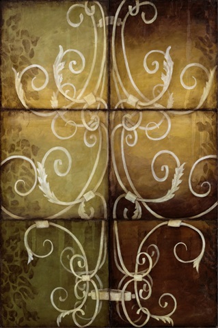 Wrought Iron & Damask