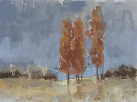 Burnt Sienna Treeline I