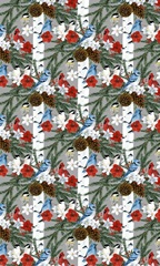 Birch Birds Collection E