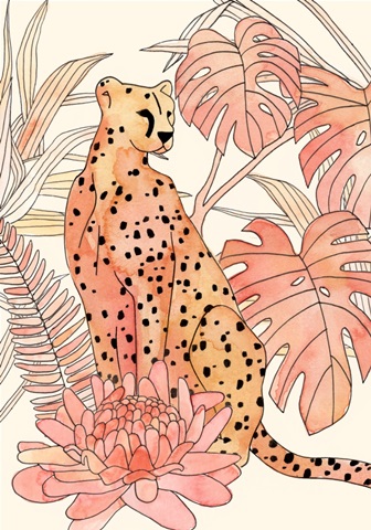 Blush Cheetah Collection B