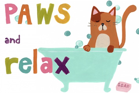 Cute Cat Bath Collection A