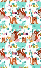 Cute Cat Bath Collection E